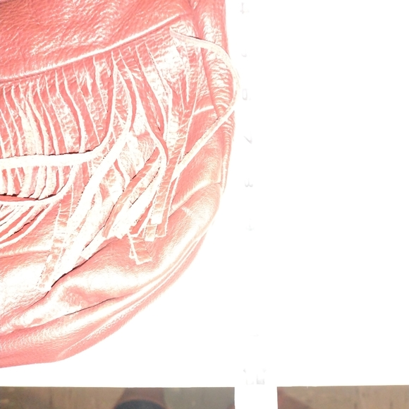 Leather Hobo Tassel Purse - Picture 2 of 8